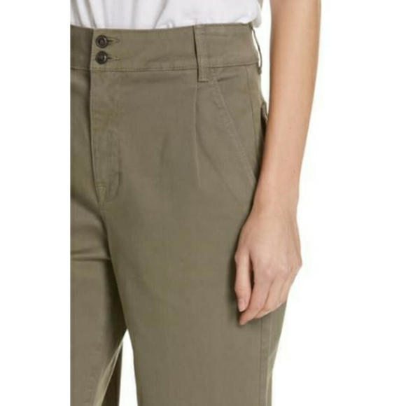 FRAME Lean Straight Cropped Pants
Army Gre… - Picture 4 of 13